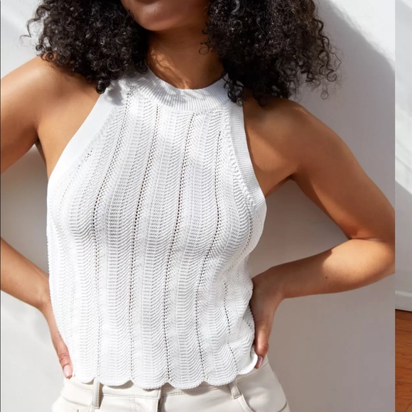 Aritzia Tops Aritzia Wilfred Knit High Neck Tank Poshmark
